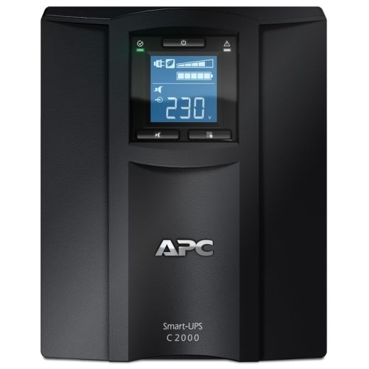 APC Smart-UPS 2000VA (1300W) Tower. 230V Input/Output. 6x IEC C13 Outlets. With