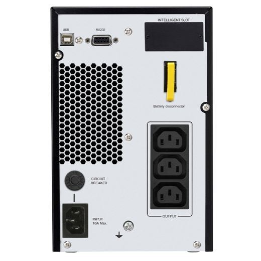 APC Easy UPS On-Line 1000VA (800W) Tower. 230V Input/Output. 3x IEC C13 Outlets.