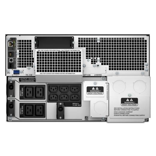 APC Smart-UPS 10KVA (10KW) 6U 230V In/Out. 6x IEC C13 Outlets. With Battery Back