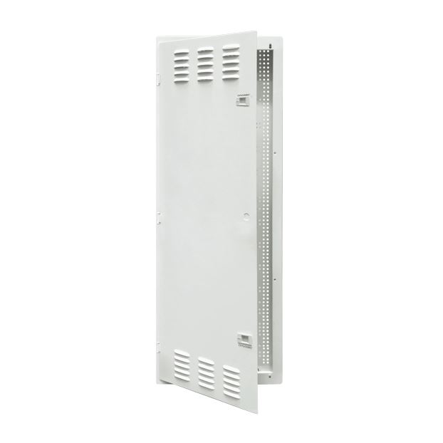 DYNAMIX 42'' FTTH Network Enclosure Recessed Wall Mount with Vented Lid Cable