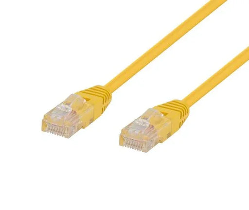 DYNAMIX 3m Cat5e Yellow UTP Patch Lead (T568A Specification) 100MHz 24AWG Slimli - LX2001 - Homewares, Outdoor, Phone Accessories, Cases, Speakers, Headphones + More -