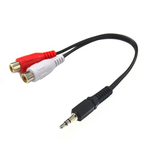 DYNAMIX 200mm Stereo 3.5mm Male to 2 RCA Female Cable