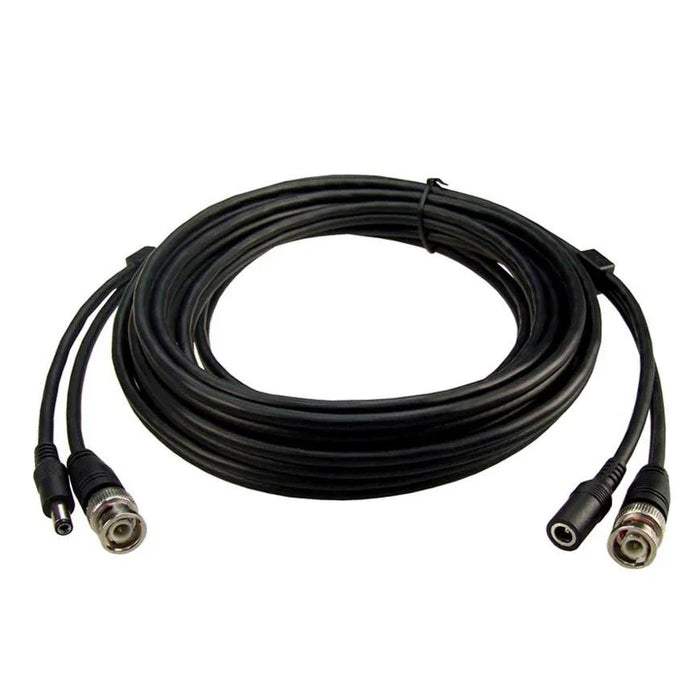 DYNAMIX 5m BNC Male to Male with 2.1mm Power Cable Male/Female. 75ohm Coax Cable - LX2001 - Homewares, Outdoor, Phone Accessories, Cases, Speakers, Headphones + More -