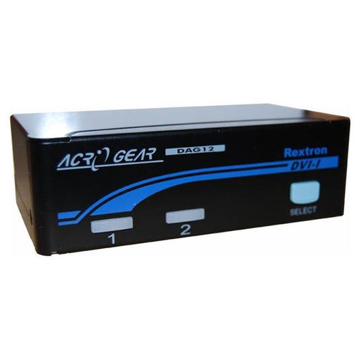 REXTRON 1-2 Automatic DVI USB KVM Switch. Share 1x USB Keyboard, Mouse and DVI-D
