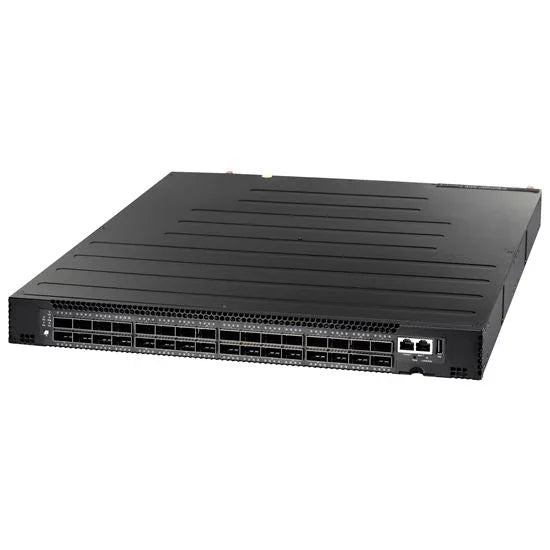 EDGECORE 32 Port 100G QSFP28 compact 1RU Switch. Broadcom Tomahawk 3.2 ...