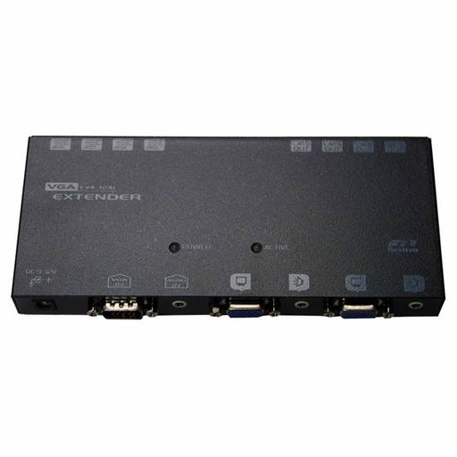 REXTRON 4 Port Video & Audio Extender. Allows VGA & Audio signal to be extended