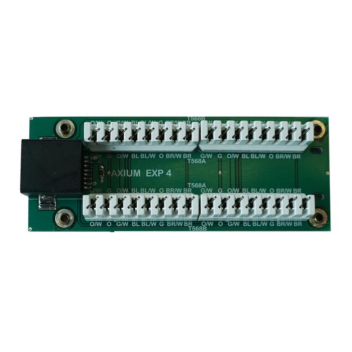 AXIUM IR receiver CatX punchdown expander for connecting 4 remote IRFX3''s