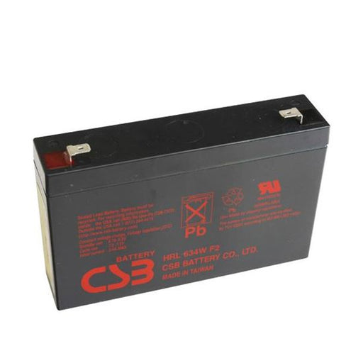 CSB 6V 34W 9Ah Replacement Battery for 5P Rack Mount Models: 5P650iR (2), 5P850i