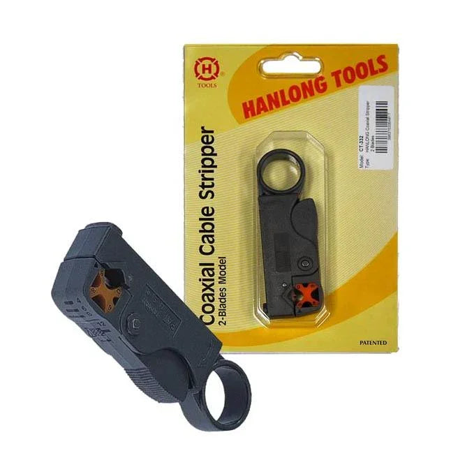 HANLONG Coaxial Stripper 2x Blades RG58/59/62/6 - LX2001 - Homewares, Outdoor, Phone Accessories, Cases, Speakers, Headphones + More -