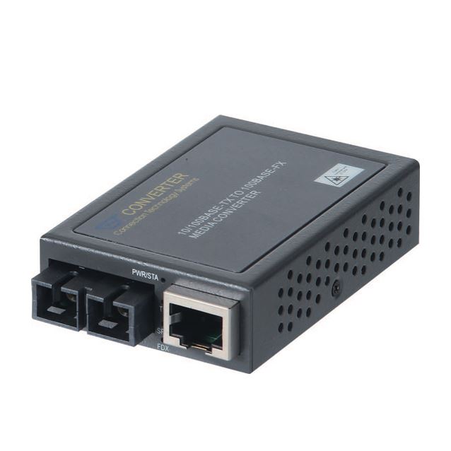 CTS Compact Fast Ethernet Media Converter. 10/100Base-TX to 100Base -FX SC Multi