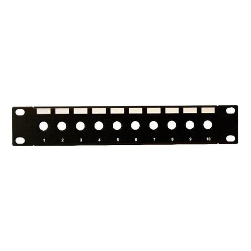 DYNAMIX 10'' 10 Port Unloaded F-Connector Patch Panel for 10'' Cabinet R10 serie - LX2001 - Homewares, Outdoor, Phone Accessories, Cases, Speakers, Headphones + More -