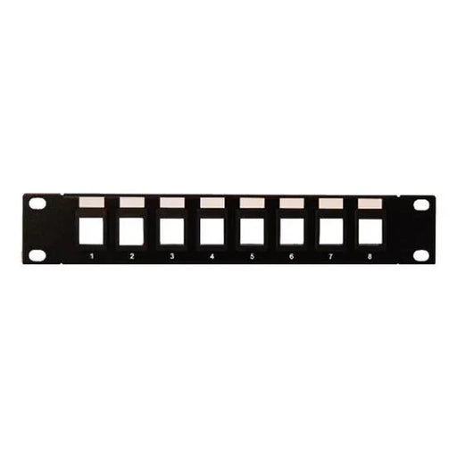 DYNAMIX 10'' 8 Port Unloaded Keystone Jack Patch Panel for 10'' Cabinet R10 seri - LX2001 - Homewares, Outdoor, Phone Accessories, Cases, Speakers, Headphones + More -