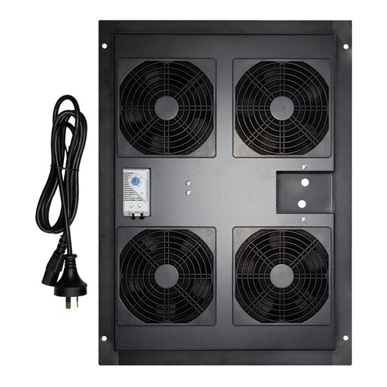 DYNAMIX Replacement Drop in Fan Tray for ST Series Cabinets. Includes Thermostat