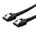 DYNAMIX 0.5m SATA 6Gbs Data Cable with Latch. Black colour - LX2001 - Homewares, Outdoor, Phone Accessories, Cases, Speakers, Headphones + More -