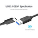 UNITEK 1m USB 3.1 USB-C Male to USB-A Male Cable. Reversible USB-C Connector; Su - LX2001 - Homewares, Outdoor, Phone Accessories, Cases, Speakers, Headphones + More -