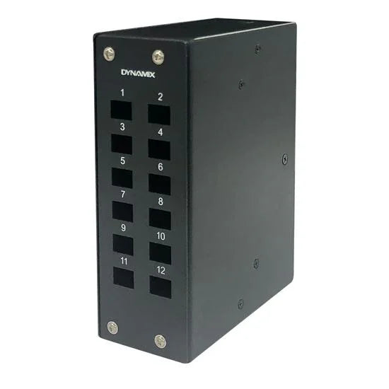 DYNAMIX 12 Port DIN Rail Fibre Enclosure LC Duplex / SC Simplex - LX2001 - Homewares, Outdoor, Phone Accessories, Cases, Speakers, Headphones + More -
