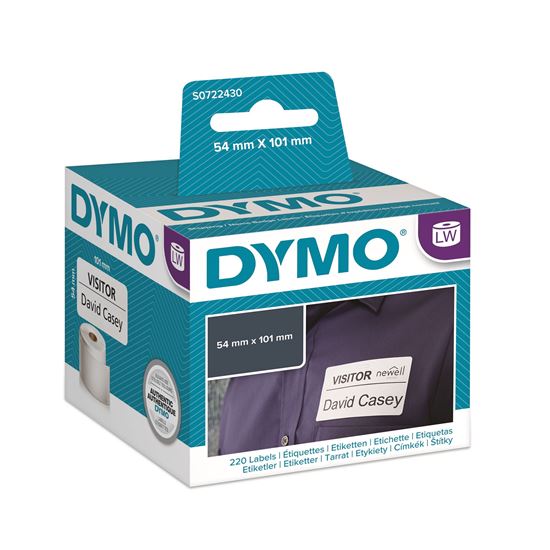 DYMO Genuine LabelWriter Shipping Labels. 1 Roll (220 Labels) 54mm x 101mm label