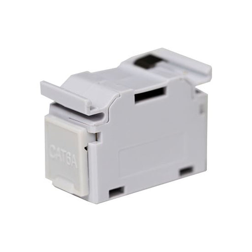 DYNAMIX Cat6A RJ45 DIN Rail Mounted 1DU Shielded Coupler. Supplied with Dust