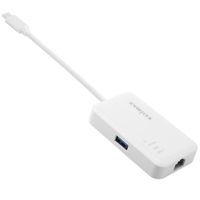 EDIMAX 2-in-1 USB 3.0 Multi-Port Ethernet Hub with USB-C Connector. 3x USB-A 3.0