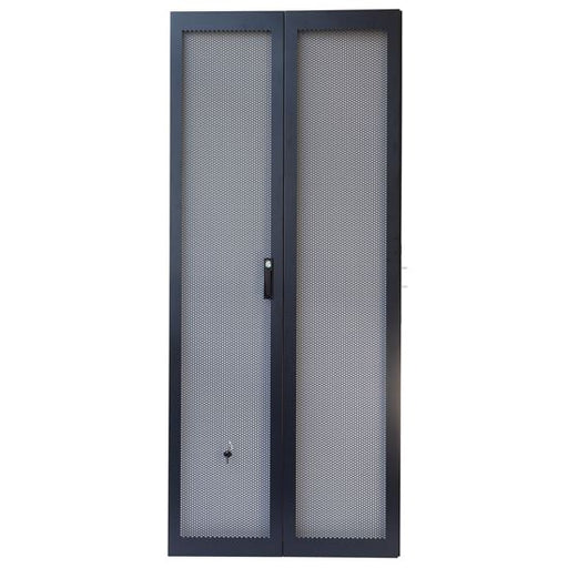DYNAMIX 42RU Dual Mesh Pantry Style Door Kit for SR Series 600mm Wide Cabinets