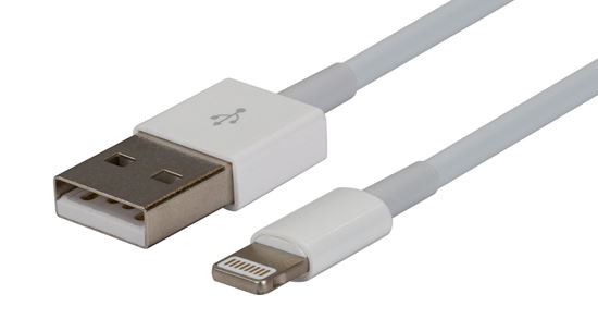 DYNAMIX 180mm USB-A to Lightning Charge & Sync Cable. For Apple iPhone, iPad, iP