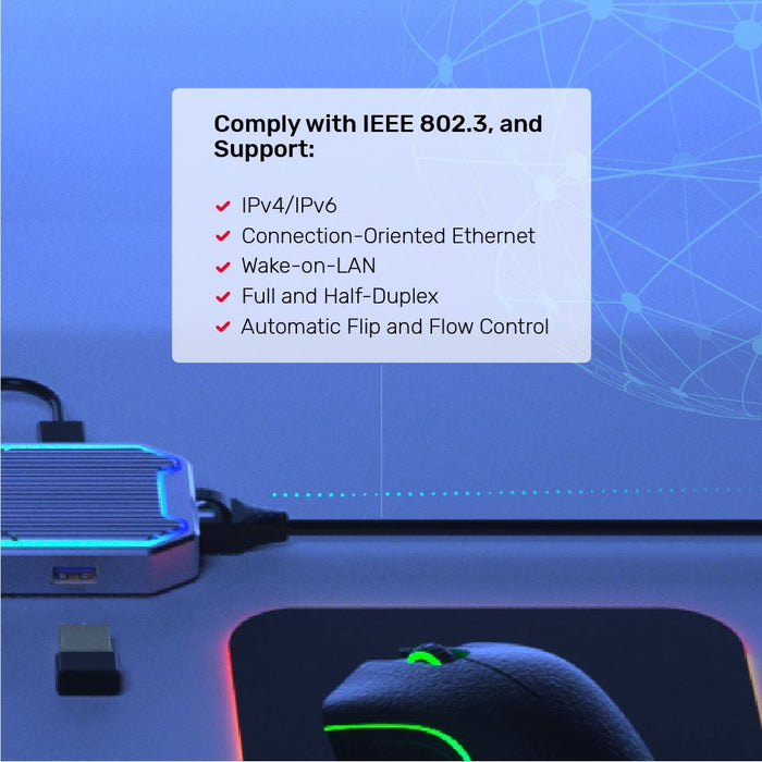 UNITEK 7-in-1 Multi-Port 100W PD Hub Supporting 10Gbps with USB-C Connector. Inc