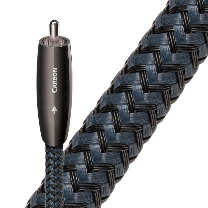 AUDIOQUEST Carbon 0.75M digit coax cable. 5% silver 21 AWG. Solid conductors. Ha