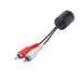 DYNAMIX Stereo 3.5mm Connector to RJ45 Adapter & 2x RCA Connectors RJ45 Adapter