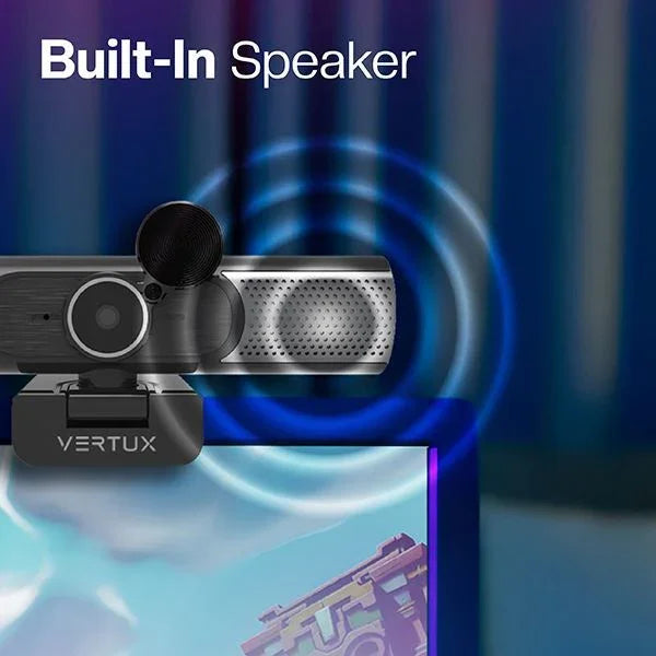 VERTUX UHD 12MP Web Camera with Microphone and AutoFocus. 170 Degree Wide Angle - LX2001 - Homewares, Outdoor, Phone Accessories, Cases, Speakers, Headphones + More -