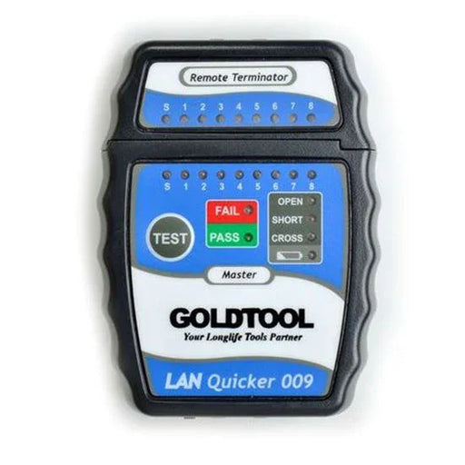 GOLDTOOL LAN Quick Tester. Test RJ45/UTP; RJ45 / STP Cabling. OPEN; SHORT & CROS - LX2001 - Homewares, Outdoor, Phone Accessories, Cases, Speakers, Headphones + More -