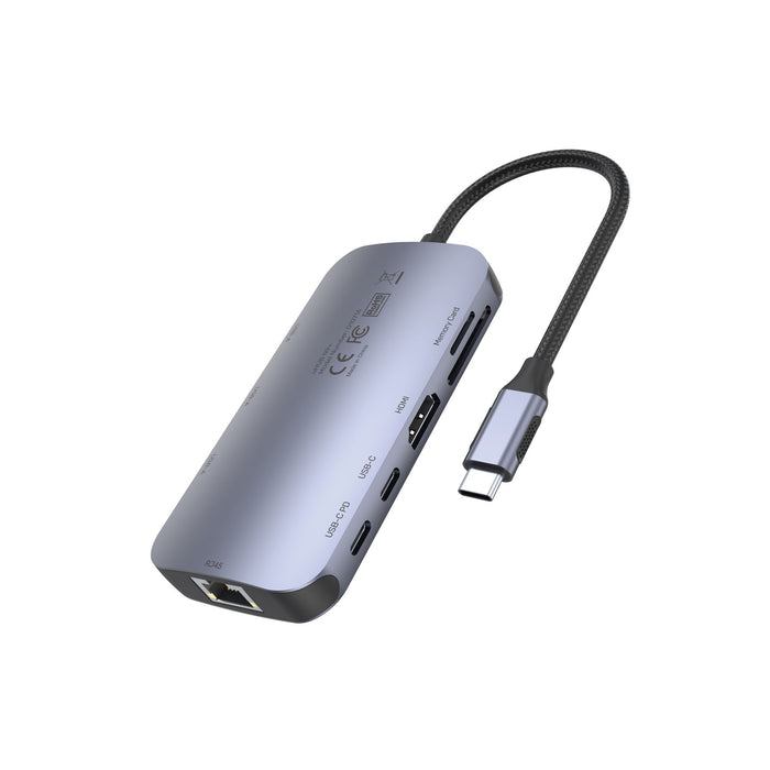 UNITEK 9-in-1 USB 3.1 Multi-Port Hub with USB-C Connector, Includes 3x USB- A Po