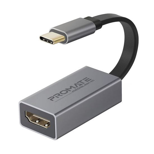 PROMATE USB-C to HDMI Adapter. Supports up to 4K@30Hz. Plug & Play. Input: USB-C