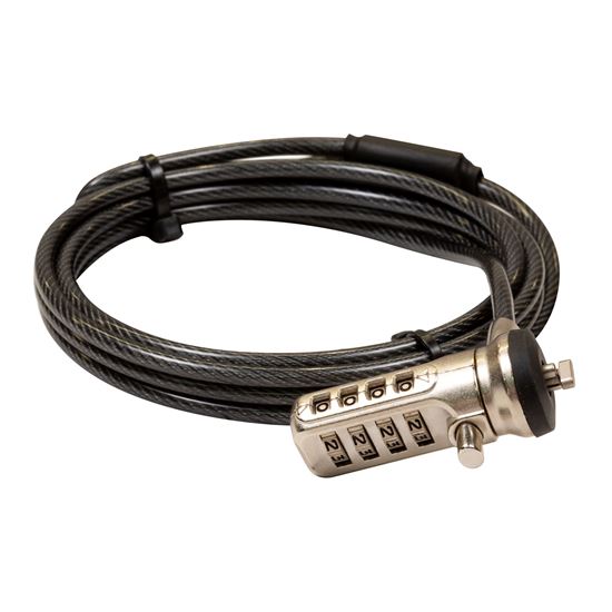 DYNAMIX 2m Locking Security Cable for use with Kensington Security Slot