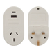 Travel Adaptor USB USB-C NZ/AUS Plugs for use in UK, Hong Kong & More. - LX2001 - Homewares, Outdoor, Phone Accessories, Cases, Speakers, Headphones + More -