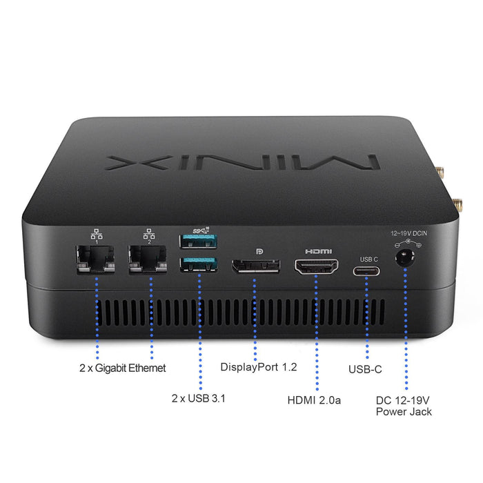 MINIX NGC-5 Intel Core i5-8279U Mini PC with Windows 10 Pro. 8GB DDR4, 2x SODIMM