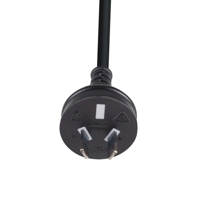 DYNAMIX 2M 2-Pin Plug to Bare End 2 Core 0.75mm Cable Black Colour SAA Approved - LX2001 - Homewares, Outdoor, Phone Accessories, Cases, Speakers, Headphones + More -