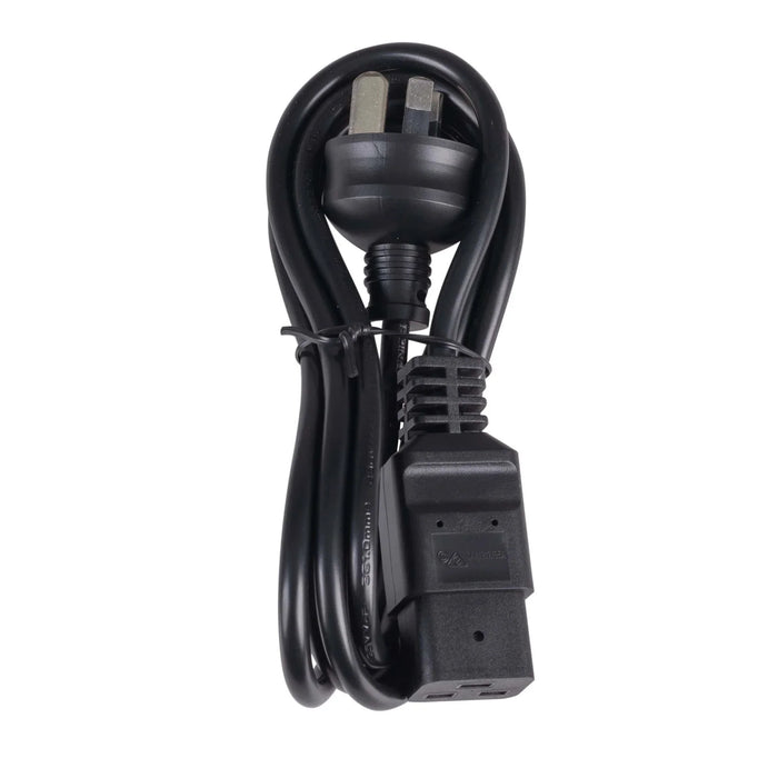DYNAMIX 2M Power Cord - 15A 3 Pin Plug to 15A C19 Plug. - LX2001 - Homewares, Outdoor, Phone Accessories, Cases, Speakers, Headphones + More -