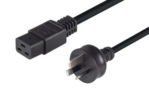 DYNAMIX 2M Power Cord - 15A 3 Pin Plug to 15A C19 Plug. - LX2001 - Homewares, Outdoor, Phone Accessories, Cases, Speakers, Headphones + More -