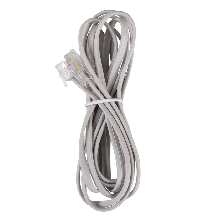 DYNAMIX 5m RJ12 to RJ45 Cable - 4C All pins connected crossed, Colour Grey