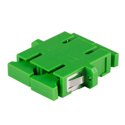 DYNAMIX Fibre SC-APC to SC-APC Duplex, Single-mode Joiner, Ceramic sleeve, Green