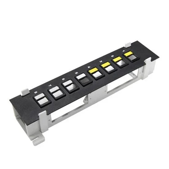 DYNAMIX Mini 8 Port Unloaded Keystone Patch Panel - LX2001 - Homewares, Outdoor, Phone Accessories, Cases, Speakers, Headphones + More -