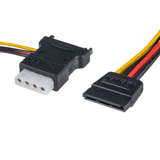 DYNAMIX Dual Port Serial ATA Power Splitter Cable, Splits 1x SATA 15P
