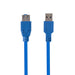 DYNAMIX 1m USB 3.0 USB-A Male to Female Extension Cable. Colour Blue - LX2001 - Homewares, Outdoor, Phone Accessories, Cases, Speakers, Headphones + More -