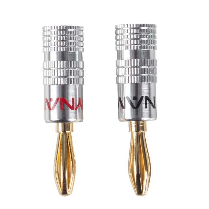 DYNAMIX Banana Plugs Gold Plated with Alloy Jacket, Max 14AWG Cable Colour Coded - LX2001 - Homewares, Outdoor, Phone Accessories, Cases, Speakers, Headphones + More -