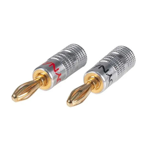 DYNAMIX Banana Plugs Gold Plated with Alloy Jacket, Max 14AWG Cable Colour Coded - LX2001 - Homewares, Outdoor, Phone Accessories, Cases, Speakers, Headphones + More -