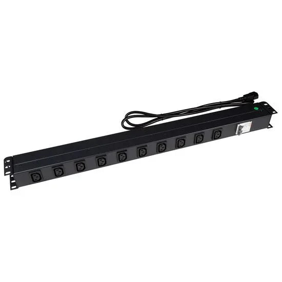 DYNAMIX 10 Outlet Vertical Power Rail (10A IEC C13) with 6KA C-Curve Circuit Bre - LX2001 - Homewares, Outdoor, Phone Accessories, Cases, Speakers, Headphones + More -