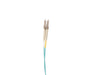 DYNAMIX 3M 50u LC/LC OM3 Fibre Lead (Duplex, Multimode) Aqua LSZH Jacket