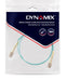 DYNAMIX 5M 50u LC/LC OM3 Fibre Lead (Duplex, Multimode) Aqua LSZH Jacket