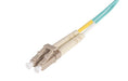 DYNAMIX 5M 50u LC/LC OM3 Fibre Lead (Duplex, Multimode) Aqua LSZH Jacket