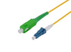 DYNAMIX 5M 9u SCAPC/LC Simplex Single Mode G657A1 Bend Insensitive Fibre Lead. Y
